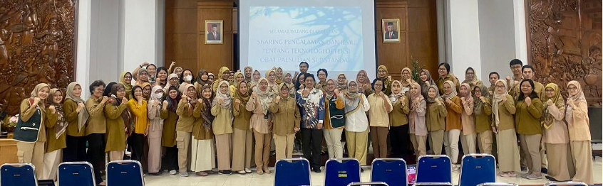 yohan arman with dr susan gracia arpan head of the national quality control laboratory of drug and food p3omn ugih sri rahayu and the p3omn team in indonesia