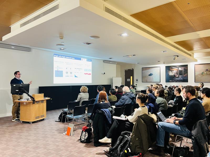 Professor Justin Benesch presenting during the symposium