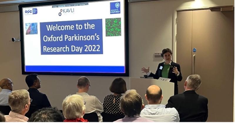 Professor Irene Tracey, Vice-Chancellor Elect of the University of Oxford, Warden of Merton College and Professor of Anaesthetic Neuroscience, opening the event.