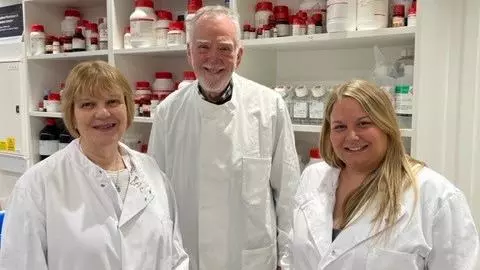 david, sue, and jess from the Alzheimer's Research UK