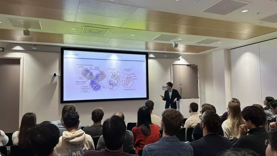 pietro presenting his talk